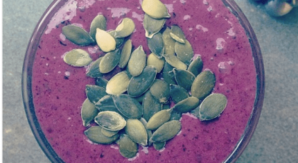 smoothie med græskarkerner